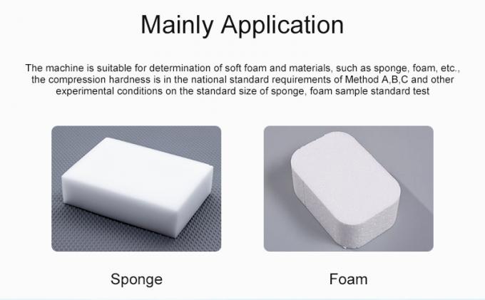 Sponge Cloth Testing Sponge Foam Compression Fatigue Testing Machine Head Speed 100MM/MIN