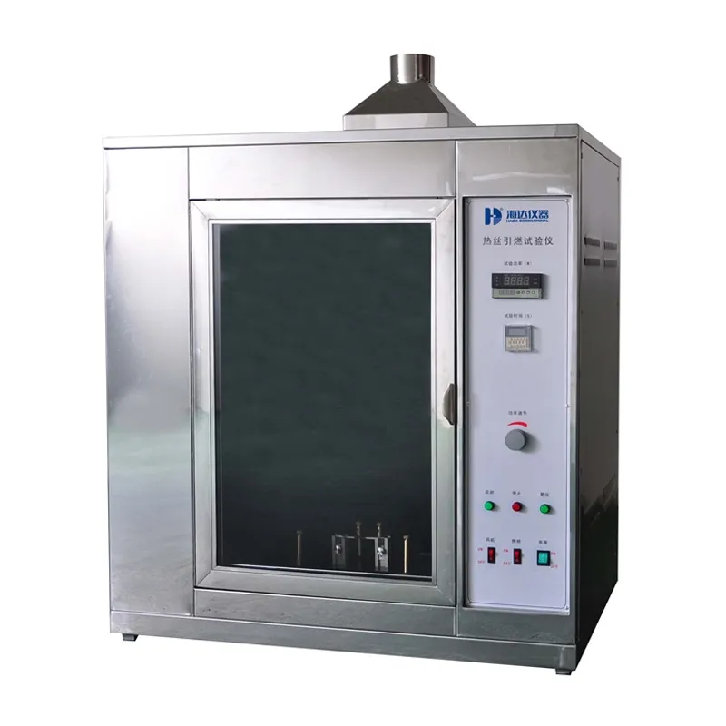 Lab Testing Equipment Fire Hazard Evaluation / Hot Wire Ignition Test Machine Ni80/Cr20 IEC60695-2-20 0