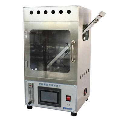 Lab Testing Equipment Plastic Film 45° Flammability Test Machine