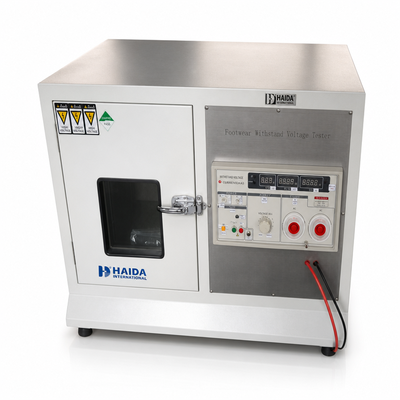 HAIDA Footwear Withstand Voltage Tester Shoe Sole Insulation Voltage Testing Machine ISO 20345 Shoe Testing Equipment