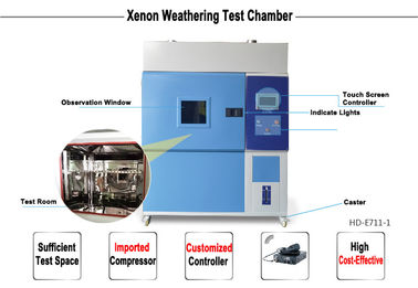 2.0KW Heating Xenon Arc Accelerated Aging Chamber Weathering Climatic Test Equipment