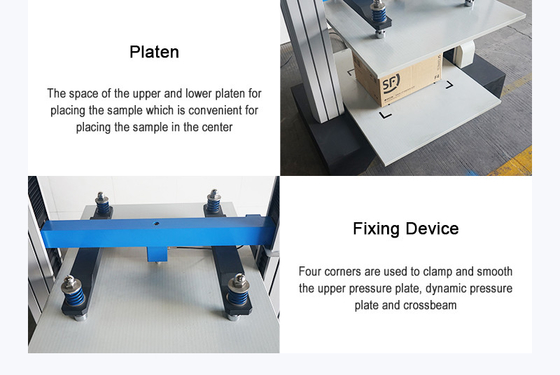 Battery-packaged compression test machine