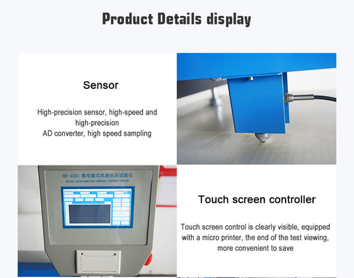 Battery-packaged compression test machine