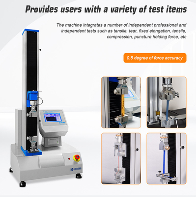 Laboratory Peel Adhesion Rubber Tensile Test Machine Panasonic Servo Motor  ASTM ISO DIN GB