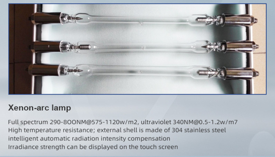 Laboratory Oven Sum Simulation Acceleratled Xenon Lamp Aging Testing Chamber