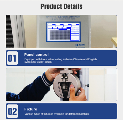 High Precision Computerized Single Column Stretch Resistance Utm Testing Machine