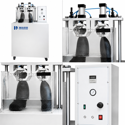 HAIDA Shoe Water Penetration Tester Rubber Overshoe Boots Water Permeability Testing Machine for Footwear Test Equipment